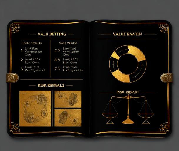 Whiteboard showing various sports betting strategies including value betting and bankroll management diagrams